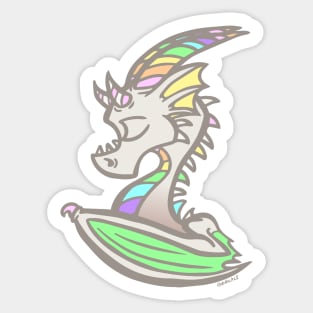 Rainbow Dragon Sticker